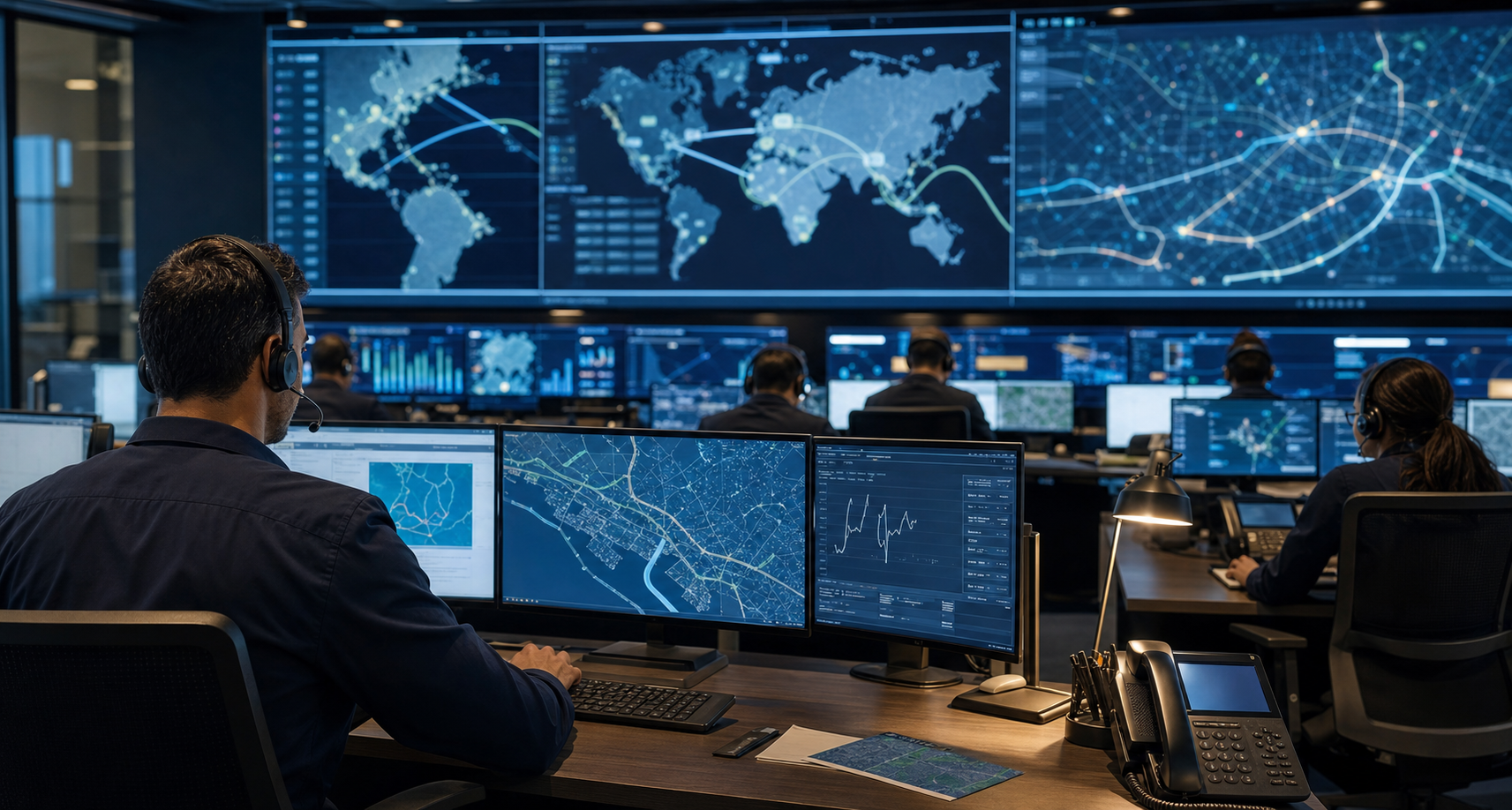 Shipment tracking control room